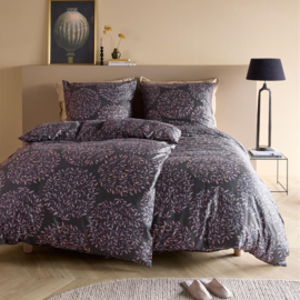 327112 DE Beddinghouse Elaine Mauve Dekbedovertrek 155x220 cm – Katoen – Paars/roze Dessin