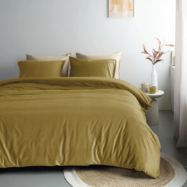 Oker DE Ambiante dekbedovertrek Velvety - 155 x 220 cm 333258 #