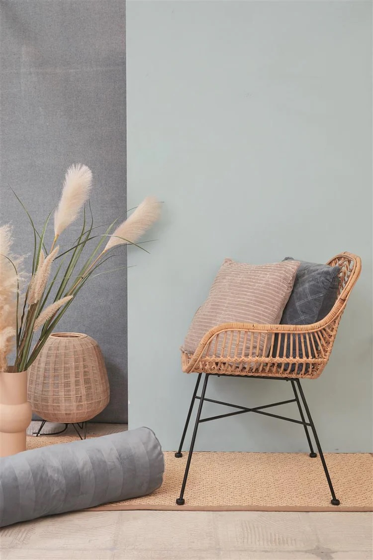 a1/ KAAT Amsterdam Ribbed Cushion - 43 x 43 cm - Sand 239338!
