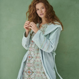 Blue Pip Studio Soft Zellige Bathrobe - XL - Blue 198810