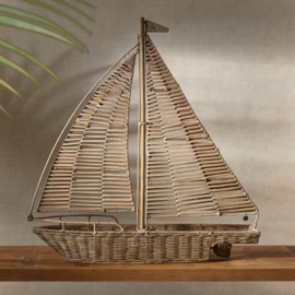 Decoratie Sailboat Rustic Rattan XL riviera maison 578260