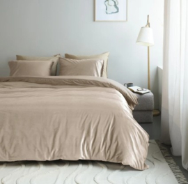 Ambiante dekbedovertrek Velvety - 240 x 200/220 cm + 2x 60 x 70 cm - Sand 333239