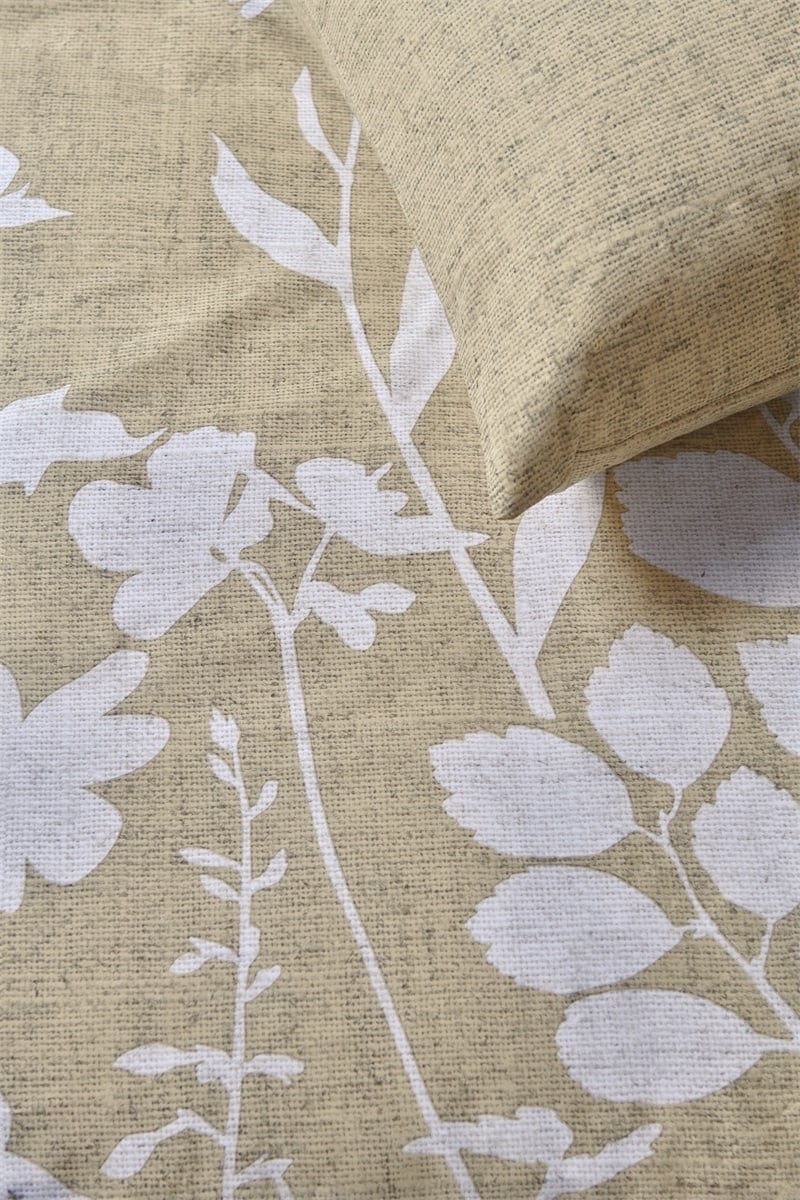 Ariadne at Home dekbedovertrek Plant - 240 x 200/220 cm - Yellow 279327