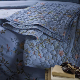Pip Studio bustani quilt - 270 x 260 cm - Blue 332451*