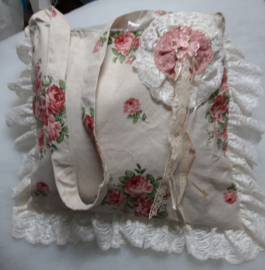 Shabby Tas met roosjes