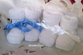 Handgebreide Babyslofjes Jongen