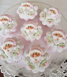 Cupcake Kerstman (Decoratie)