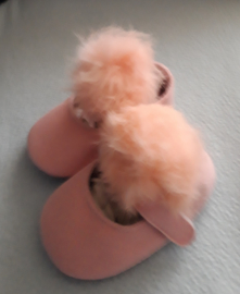 Baby schoentjes met pompoen roze