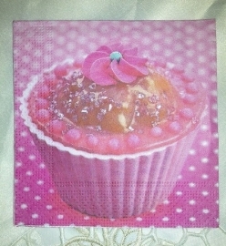 Mini servet cupcake