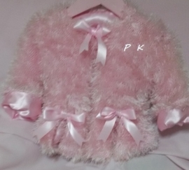 Handgebreid Baby jas vestje