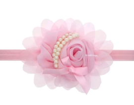 Baby Haarbandjes Roze Parel