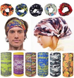 Magische bandana camouflage groen