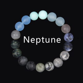 Geweldige UNIVERSE armband NEPTUNUS mix natuursteen kralen 10mm