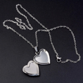 Superleuke van kleur veranderende "mood" ketting (foto)hartje