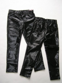 Stoere zwarte glans tregging