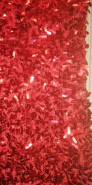 Leuk glitter hemdjurkje rood maat XS/158/164
