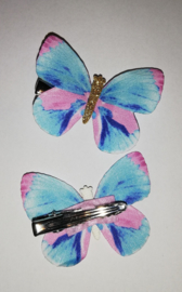 Superleuke haarclip BUTTERFLY per stuk kies je kleur!