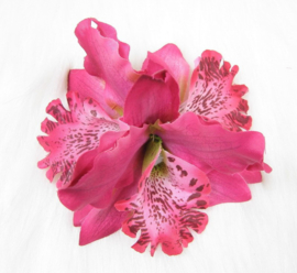 Superleuke kinderkimono met bloemenprint fuchsia