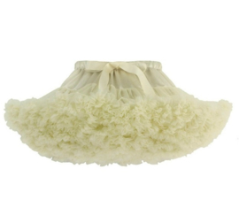 Heerlijke fluffy pettiskirt ivoor 110 t/m 128