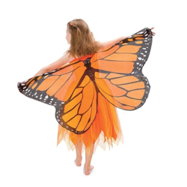 Superleuke kinder cape vlinder oranje  