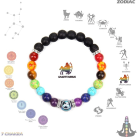 Chakra sterrenbeeld armband BOOGSCHUTTER  22 november - 22 december