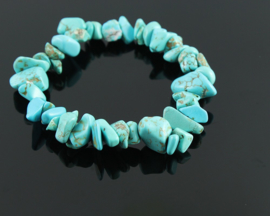 Pauwenjurkje Chinese druppelsluiting turquoise