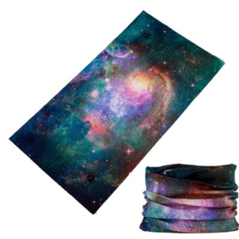 Multi haarband / sjaal galaxy zwart