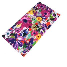 Magische bandana bloemetjes fuchsia