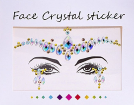 Face Crystal sticker set "Kroon"