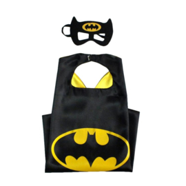 Batman cape + masker kind 3-8 jaar