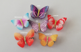 Superleuke haarclip BUTTERFLY per stuk kies je kleur!