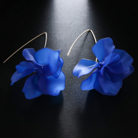 Superleuke lange bloemoorbellen kobaltblauw