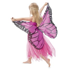 Superleuke kinder cape vlinder fuchsiaroze