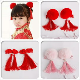 Prachtig rood Chinees jurkje