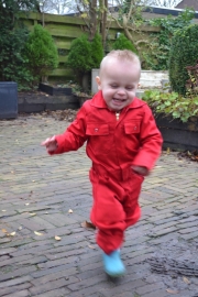 KINDEROVERALL POLYESTER/KATOEN