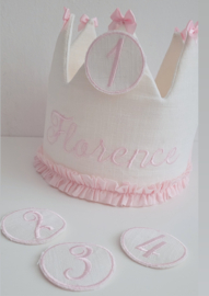 Kroon 'Ruffle' (+opties voor kleur)