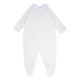 Babygrow white with customize embroidery