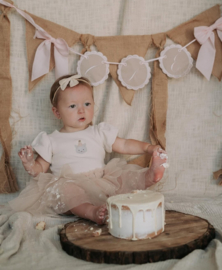 Slinger 'Sweet Bows' rond ( +opties voor kleur)