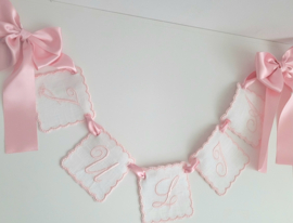 Naamslinger 'Sweet Bows' (+opties voor kleur)