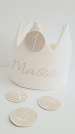 Kroon 'Lou' (+opties voor kleur)