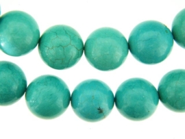 Howliet turquoise rond ca.  14mm