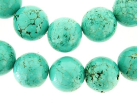 Howliet turquoise rond ca. 20mm