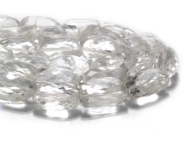 Bergkristal kralen facet nuggets ca. 14mm (M227)