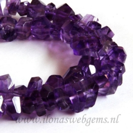 Amethyst free shape dark ca. 6-10mm A kwaliteit