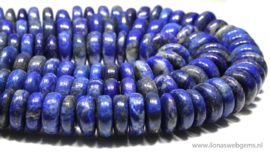 Lapis lazuli kralen disc ca. 18x7mm (Q64b)