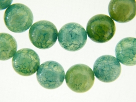 Agaat blauw-groen rond ca. 8mm