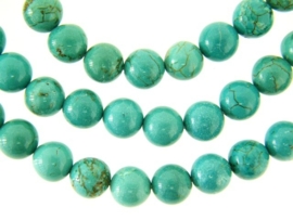 Howliet turquoise rond ca. 8mm