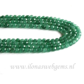 Jade Emerald facet rond ca. 4,5mm