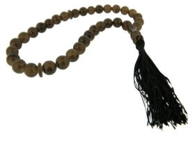 Jade Mala bruin rond ca. 12mm