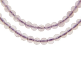 Amethyst kralen mini rond ca. 2,4mm (La8-57)